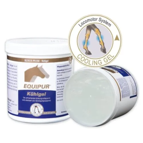 Equipur Kühlgel von Vetripharm | 1 kg | Pflegeprodukt für Pferde | Für eine erfrischende und kühlende Pflege nach der Belastung | Mit natürlichem Pfefferminzöl