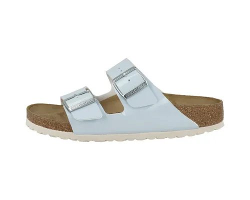 Birkenstock Arizona Birko-Flor Patent schmal Damen Pantolette Hausschuhe, Sandaletten, Mules, Pantoffeln, Slipper