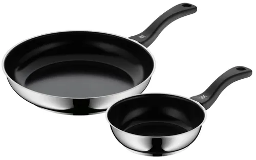 WMF Pfannenset Devil – 2-teilig, Edelstahl - Töpfe & Pfannen & Zubehör – Hochwertiges WMF Pfannenset aus Edelstahl mit keramischer Antihaftbeschichtung, ideal für gesundes Kochen und perfekte Bratergebnisse.