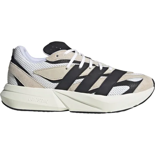 adidas Unisex Lightblaze Schuh Alumina/Core Black/Cloud White 47 1/3 - Herren-Sneaker mit regulärer Passform, kombiniert aus Mesh, Wildleder und Nubukleder für optimalen Komfort und Stil.