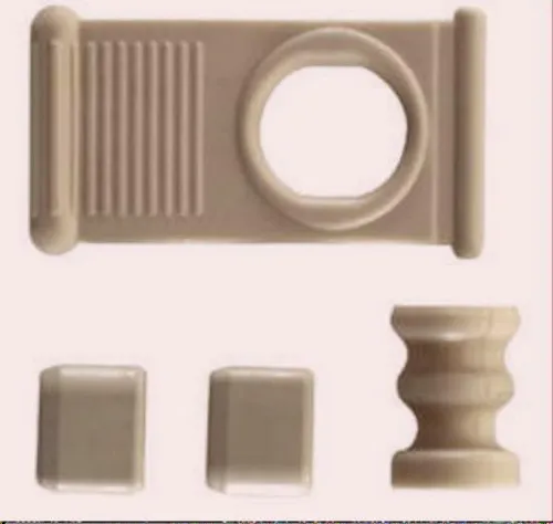 Zuglasche Halter Set hellbeige Lasche Seitz Rollo Springrollo 500f082 NEU