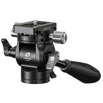 Leofoto Videoneiger BV-0R schwarz - Kompakt und leicht - Stative, der Leofoto BV-0R wiegt nur 270g und trägt Kameras bis 3kg. Ideal für Reisestative mit seidenweichen Schwenks und doppelter Panoramafunktion.