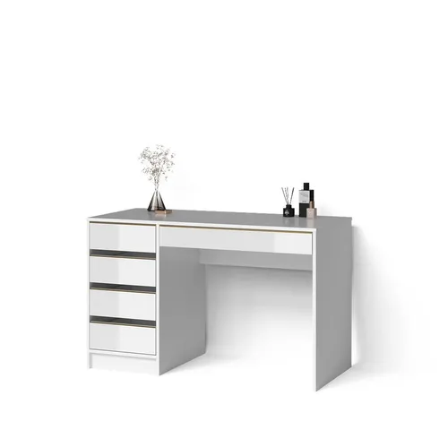 Livinity® Schminktisch Imola, Weiß/Gold von Livinity®