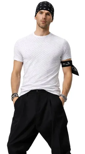 Philipp Plein Comfort Stretch T-Shirt Multi Logo - Herren T-Shirt mit besticktem Totenkopf-Logo, atmungsaktiv und ideal für alle Jahreszeiten. Perfekt für einen sportlichen Look!
