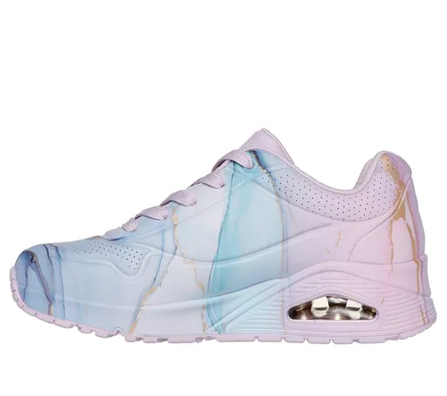 Skechers Uno - Marbel Marvel Sneakers Damen - 41 - Damen-Sneaker mit luftgekühlter Memory Foam-Komfort-Einlegesohle und sichtbarer, luftgepolsterter Zwischensohle für maximalen Tragekomfort und Stil.