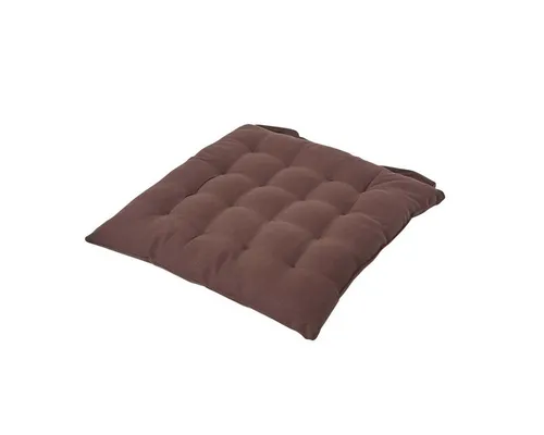 Homescapes Stuhlkissen Stuhlkissen braun einzeln