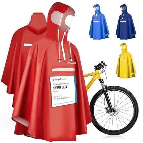 CYCLEHERO Premium Regenponcho Wasserdicht