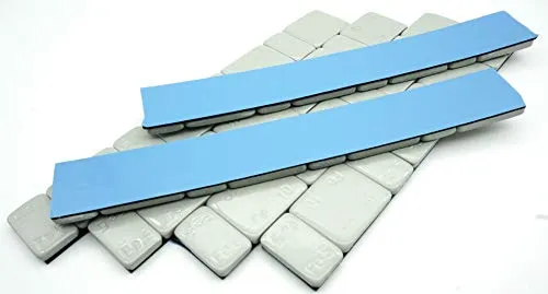 Felgenfactory 360g Auswuchtgewichte Silber 6x60g Riegel 5g+10g Aufteilung