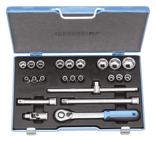 Gedore Steckschlüssel-Garnitur 1/2