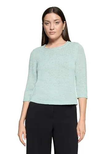 Betty Barclay Damen Strickpullover 3/4 Arm in Gray Mist von Betty Barclay