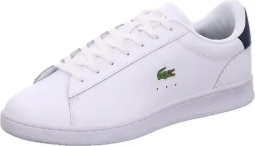 Lacoste Herren Sneaker Low Carnaby Set 224 1 Weiss 44 - Herren-Sneaker aus hochwertigem Glattleder mit gepolstertem Schaft und OrthoLite-Einlegesohle für optimalen Tragekomfort und atmungsaktive Eigenschaften.