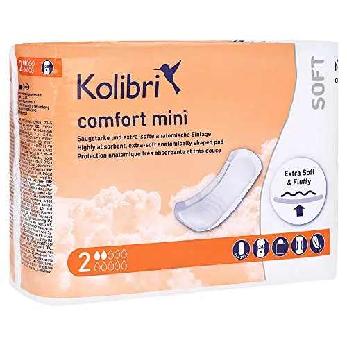 KOLIBRI comfort Einlagen anatomisch mini 28 St