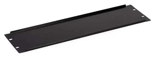 Rack 19 Gehäuse 3U DIN TH35 Schiene mit Abdeckung (Blende/Frontblende 3U)