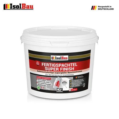 Spachtel Masse 5 kg Fertigspachtel Super Finish Q4 Gips Glätt Flächen Füll