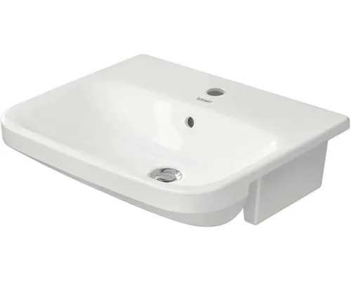Duravit DuraStyle Halbeinbauwaschtisch 1 Hahnloch von Duravit