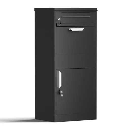 XPOtool Paketkasten Schwarz 500 x 370 x 1120 mm in schwarz von XPOtool