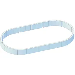 KWAD Pool Protector T60 - Wandisolierung für Ovalformbecken - Bauplatten aus Polystyrol für KWAD Stahlwandpools, einfache Selbstmontage in Minuten und optimale Wärmedämmung für ein besseres Poolerlebnis.