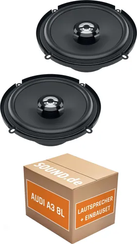 Hertz DCX 160.3 Lautsprecher Boxen Einbaupaket für Audi A3 8L