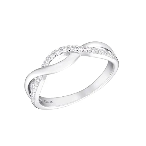 Amor Ring 925 Sterling Silber Damenring mit Zirkonia von Amor