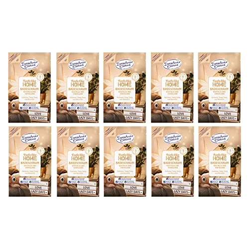 10er Pack Dresdner Essenz Schaumbad Feels like Home 10 x 60 g Badezusatz vegan