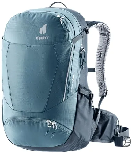 Deuter Trans Alpine 24 Atlantic-Ink - 24L Fahrradrucksack mit durchdachter Fachaufteilung, ideal für Alpenüberquerungen und sportliche Trails