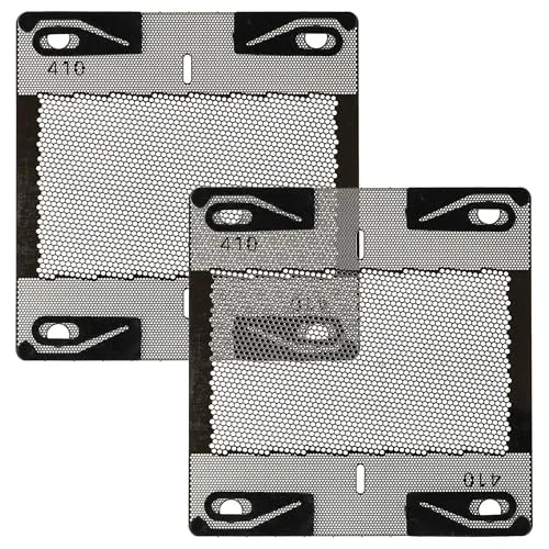vhbw 2x Scherblatt kompatibel mit Braun Micron L, Micron S, Micron 6009, 2011, Micron, Eltron 770 (Typ 5410) Rasierer