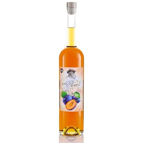 Altes Pflümli 0,7 Liter 1 Flasche Kultbrand (ehem. Alte Pflaume) (Mengenrabatt > Beschreibung) Vieille Prune Deutsches Produkt Direkt vom Hersteller Nürnberg Pflaumenschnaps Höchste Qualität 700 ml