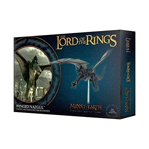 Nazgûl auf geflügeltem Schatten - Der Herr der Ringe - Gesellschaftsspiel von Games Workshop, taktisches Tabletop mit hochwertigen Miniaturen für spannende Abenteuer im Mittelerde-Universum.