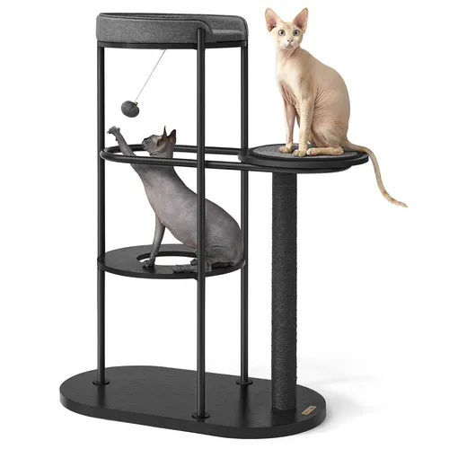 FEANDREA Kratzbaum mit Kissen und Spielball