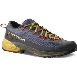 La Sportiva TX4 Evo ST Night Sky/Savana (41,5) - Zustiegsschuhe mit optimalem Schutz und Dämpfung für Klettersteige. Die Vibram MegaGrip-Sohle sorgt für höchste Stabilität und Traktion, während die Resole Platform eine lange Lebensdauer garantiert.
