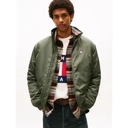 Tommy Jeans Blouson TJM ESSENTIAL PADDED JACKET EXT - Modische Freizeitjacke für Herren, ideal für Übergangszeiten. Mit glänzendem Obermaterial, Stretchbündchen und praktischen Taschen für einen lässigen Look.