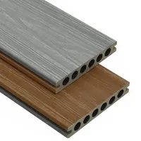 vidaXL WPC Terrassendielen Set 16 m² in Braun und Grau - Komplettes WPC-Terrassendielen-Set für Außenanbau, wasserabweisend und extra stark durch Coextrusion für langlebige Nutzung; ideal für Terrassen und Balkone.
