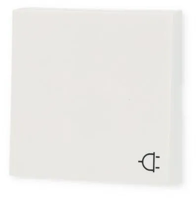 Gira 492227 Abdeckung für SCHUKO-Steckdose 16 A 250 V~ - Steckdosen & Zubehör, elegante Klappdeckel-Abdeckung im seidenmatten Reinweiß für ein modernes Wohnambiente.