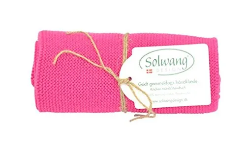 Solwang Handtuch H68 gestrickt in Pink
