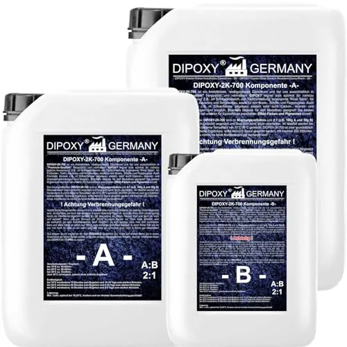 DIPOXY 6kg Epoxidharz 2K mit Härter von Dipoxy