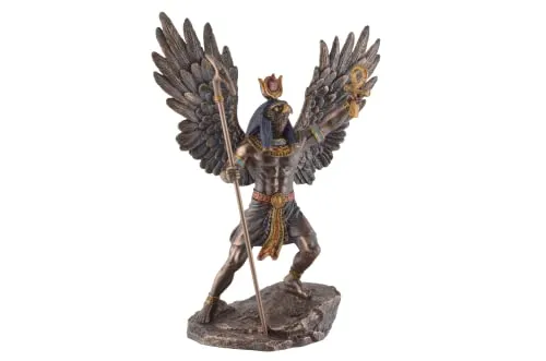 Ägyptischer Sonnengott Ra in bronze von Joh. Vogler