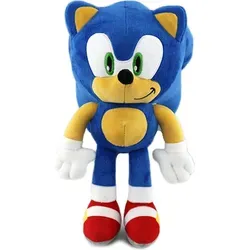 Sonic The Hedgehog - SEGA Plüschtier 30 cm - Kuscheliger Sonic in Blau - Erlebe den bunten Sonic als 30 cm großes Kuscheltier! Ideal zum Kuscheln und Spielen, aus hochwertigen, schadstofffreien Materialien hergestellt. Waschbar für einfache Pflege, perfekt für Kinder ab 1 Jahr.