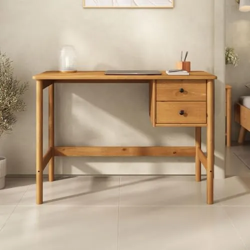 Idimex Schreibtisch MARLO aus Kiefernholz, 110x76x54 cm