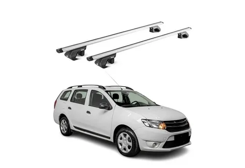 OMAC Dachträger für Dacia Logan MCV Kombi 2007-2020 – Leichtgewichtiger Aluminium-Grundträger mit ABE - Hochwertiger Aluminium-Dachträger für Dacia Logan MCV. Leicht, abnehmbar und wasserbeständig. Ideal für Fahrrad- und Skiträger, mit TÜV-Zertifikat für höchste Qualität.