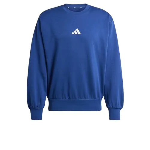 ADIDAS Herren Sweatshirt Essentials Feelcozy - Sweatshirts, modernes Design mit Rippdetails und flauschiger Innenseite für optimalen Tragekomfort. Hergestellt aus mindestens 70% recycelten und erneuerbaren Materialien.