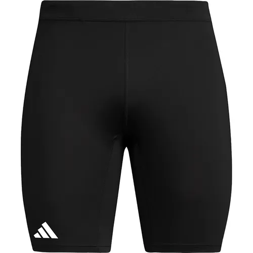 Adidas Adizero Essentials Short Tight - Schwarz - Ideal für Tempotraining: Diese adidas Sport-Tight bietet atmungsaktiven Komfort und mittleren Halt. Mit feuchtigkeitsabsorbierender AEROREADY Technologie für ein angenehm trockenes Tragegefühl.