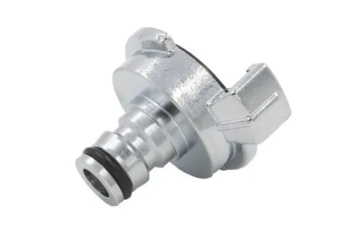 SpiceFlow Anschlussstück SpiceFlow Adapter kompatibel mit GEKA und Gardena System, Chrom, GEKA
