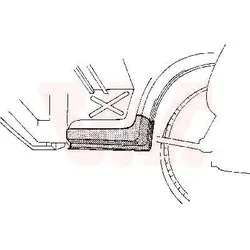 VAN WEZEL Schweller VW 5858301