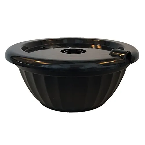 Köhko Springbrunnen Becken 8 Liter mit Deckel - Brunnenzubehör & Kaskadenzubehör, ideal zum Selbstbau von Gartenbrunnen, langlebig aus PP und ABS für hohe Stabilität und Langlebigkeit.