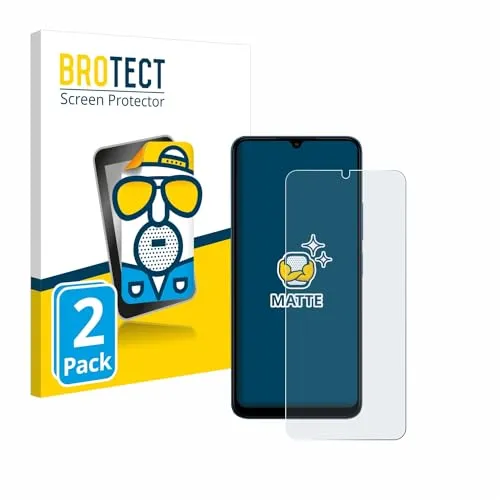 BROTECT Entspiegelungs-Schutzfolie für Xiaomi Redmi 13C (2 Stück) Matte Displayschutz-Folie, Anti-Reflex, Anti-Fingerprint