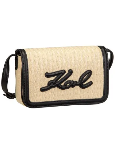 Karl Lagerfeld K/Signature Umhängetasche - Damen - beige - Elegante Umhängetasche aus robustem Polypropylen. Ideal für den täglichen Gebrauch, kombiniert Stil mit Funktionalität.