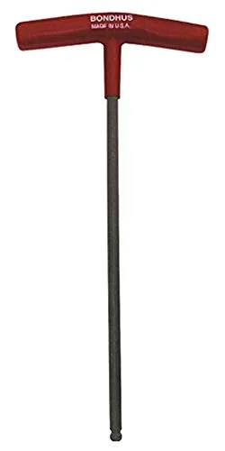 Bondhus 53172 8 mm Kugelendspitze, abgestufte Länge, T-Griff mit ProGuard-Finish, 285 mm, mehrfarbig, Einheitsgröße