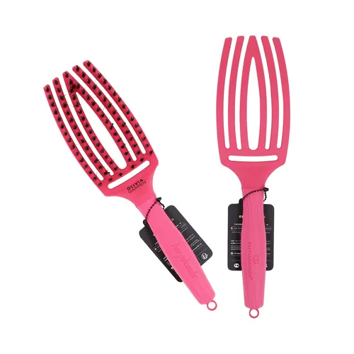 OLIVIA GARDEN FINGERBRUSH Haarbürste Combo Hot Pink M von Olivia Garden