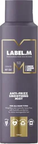 label.m Anti-Frizz Smoothing Mist 150 ml - Haarpflege Spray gegen Frizz und Flyaways, bietet Feuchtigkeitsschutz für bessere Kontrolle und geschmeidige Haare.