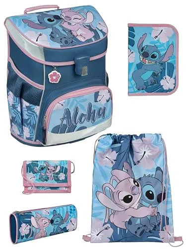 Familando Scooli Campus Fit Schulranzen Set 5-teilig